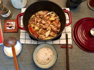 珐琅锅原汁吮指麻辣鸡煲的做法 步骤8