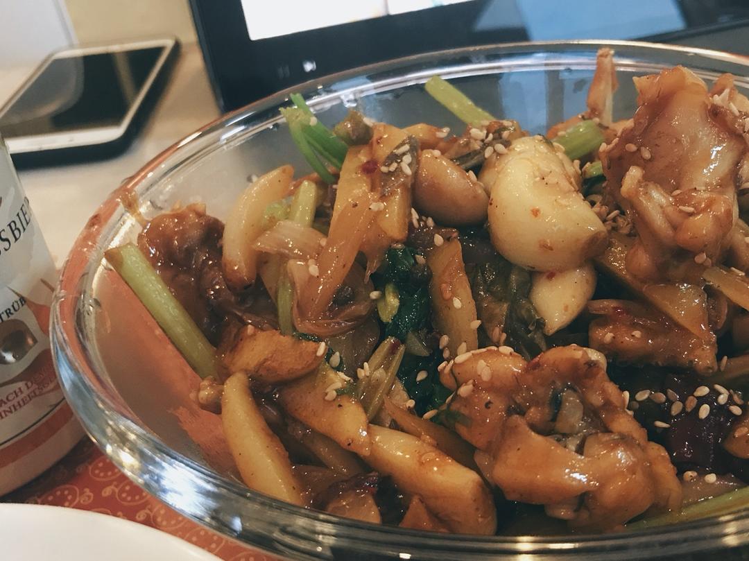 干锅牛蛙