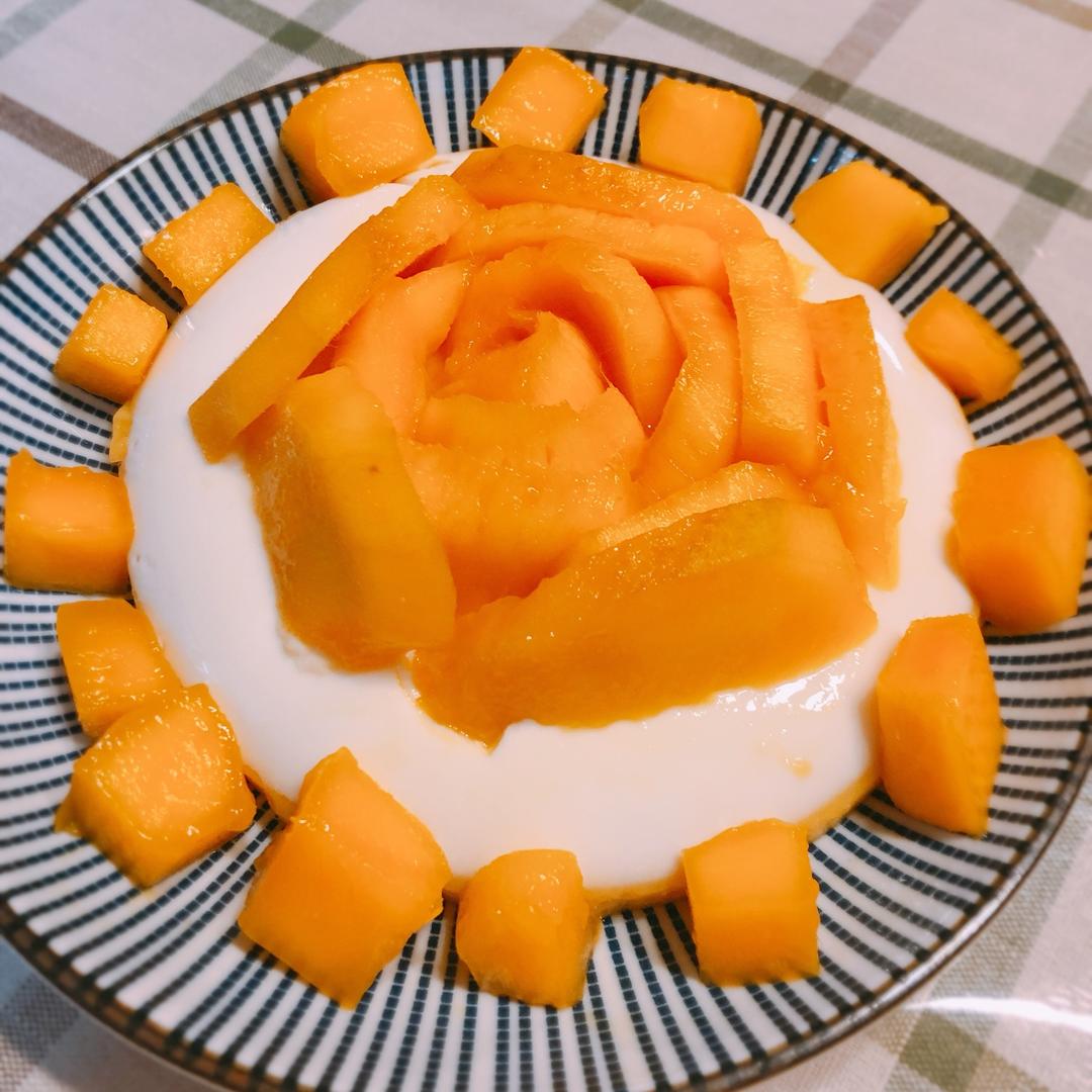 芒果玫瑰花