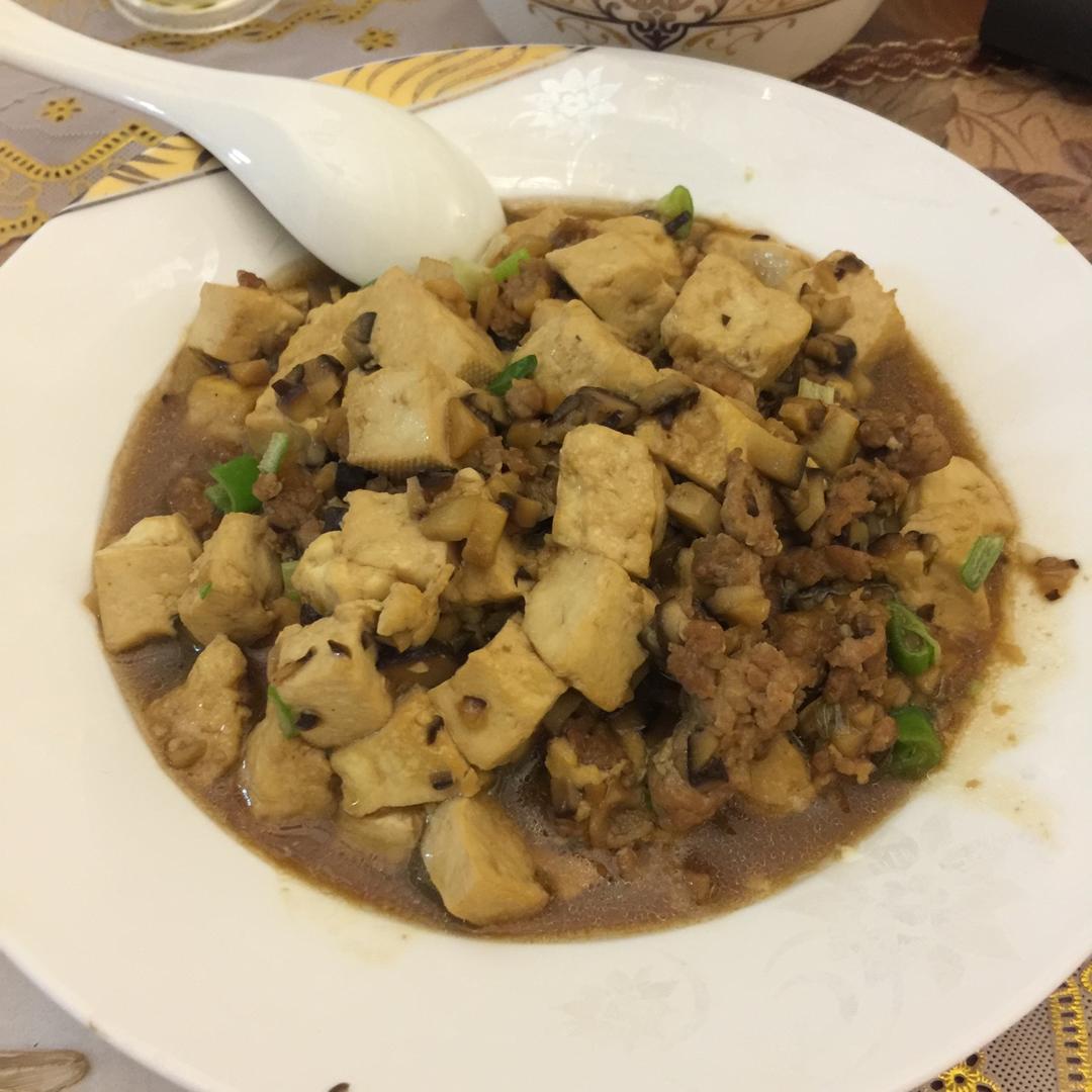 超级下饭的香菇肉沫豆腐