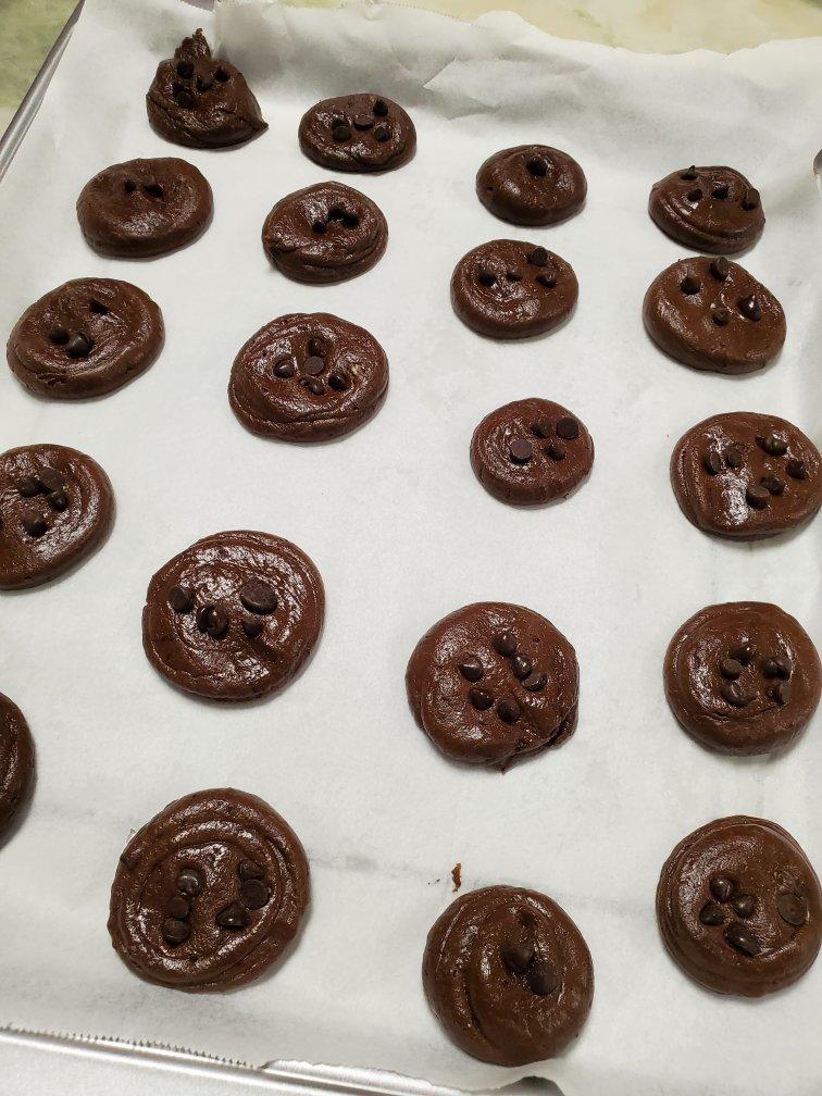 巧克力花生曲奇