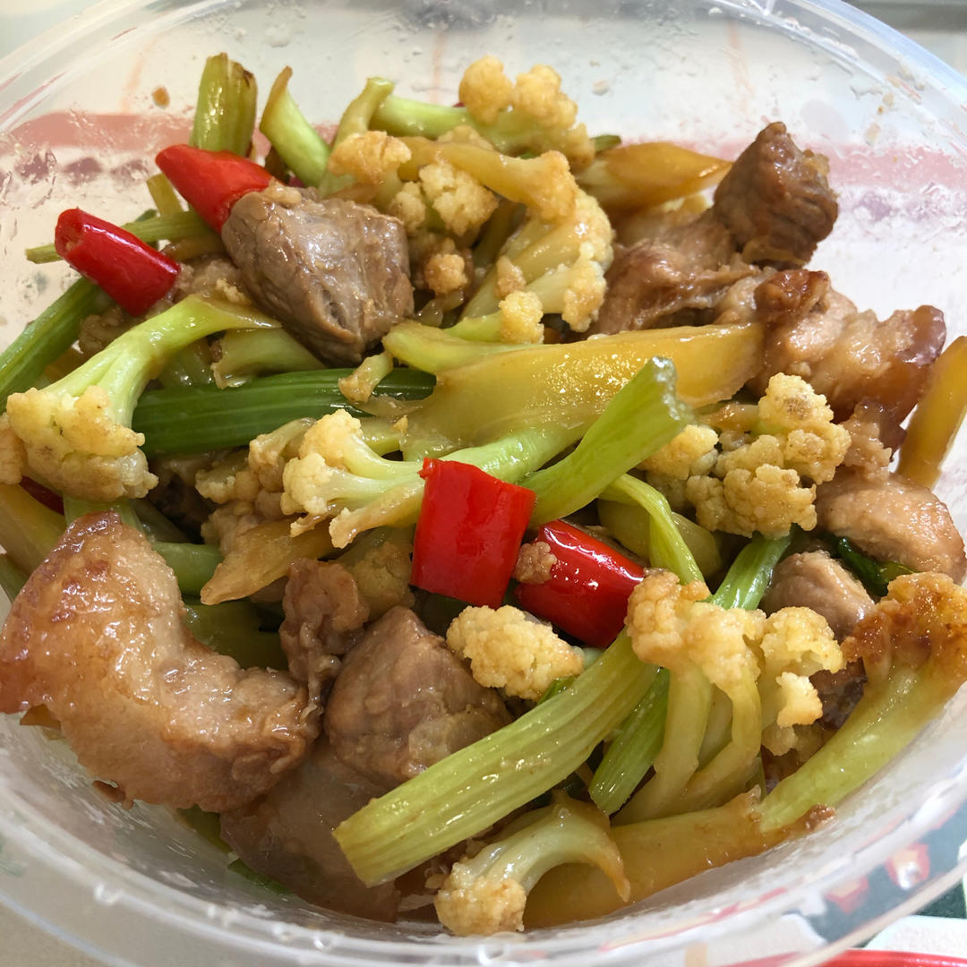 和饭店一个味道的干锅花菜