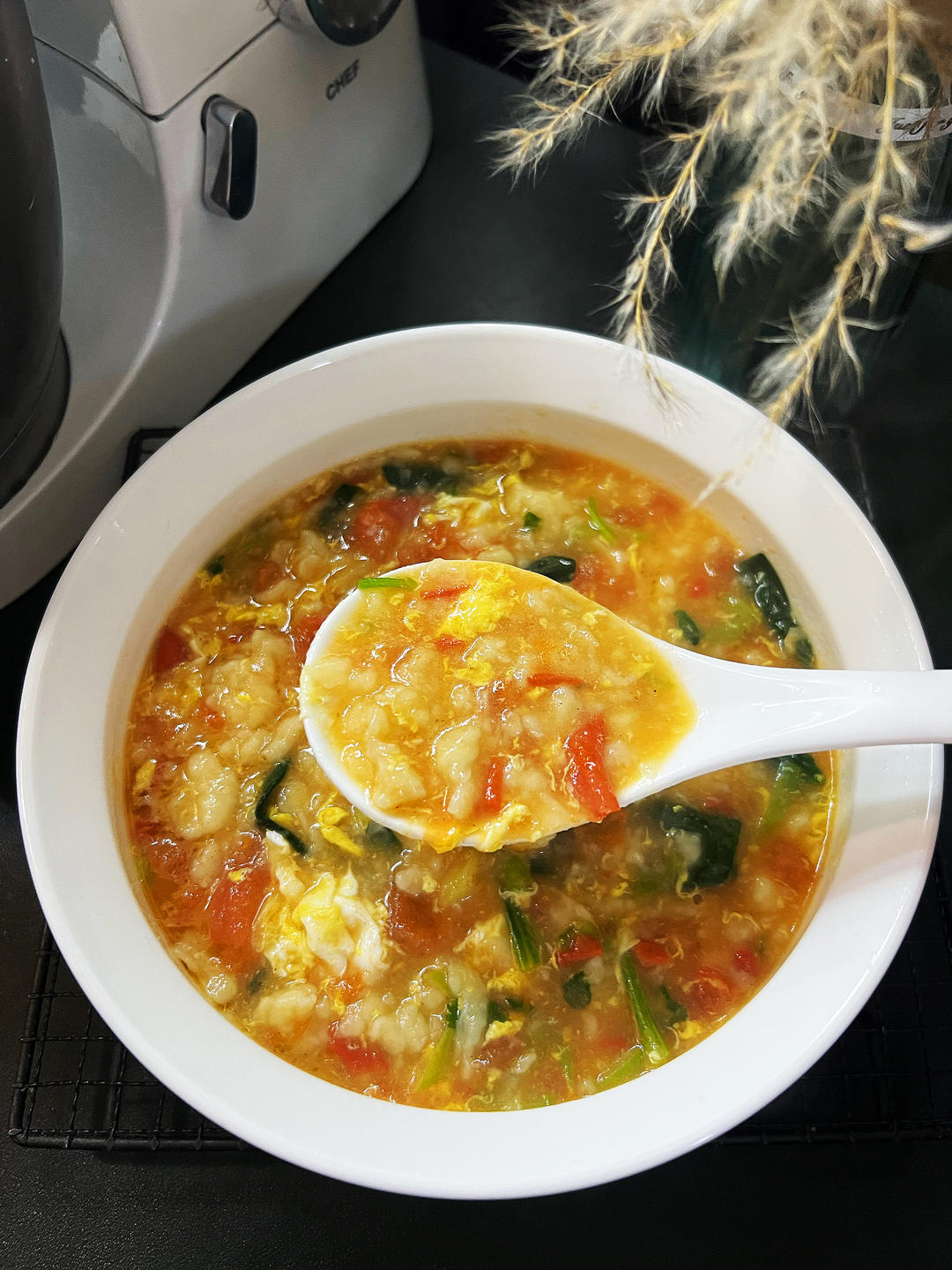 开胃暖胃的国宴番茄疙瘩汤的做法