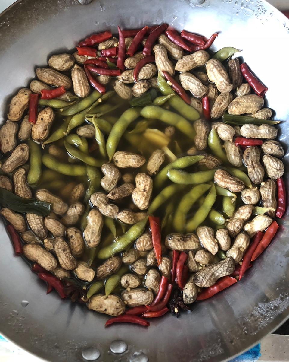 盐水花生毛豆（花毛）