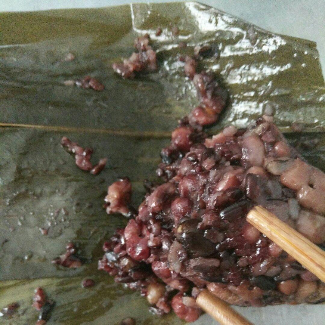 黑米红豆粽