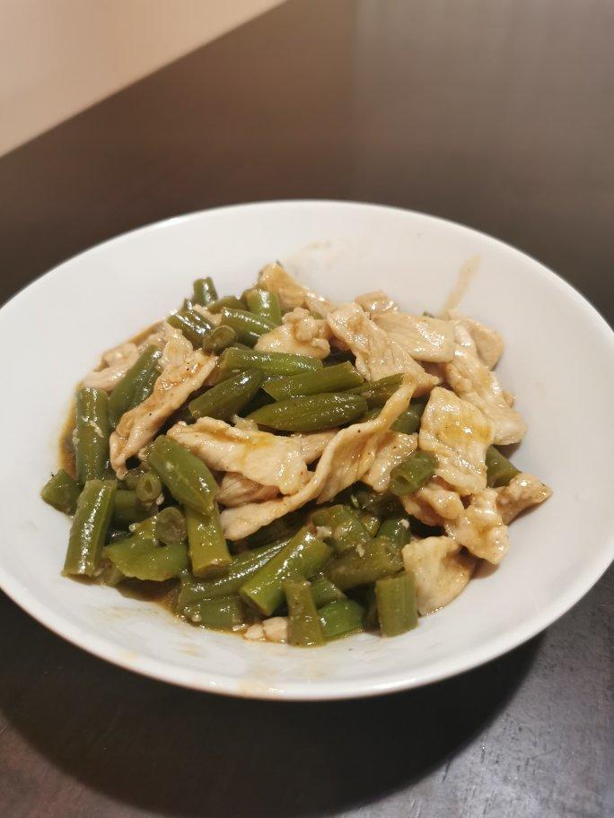 豆角炒肉