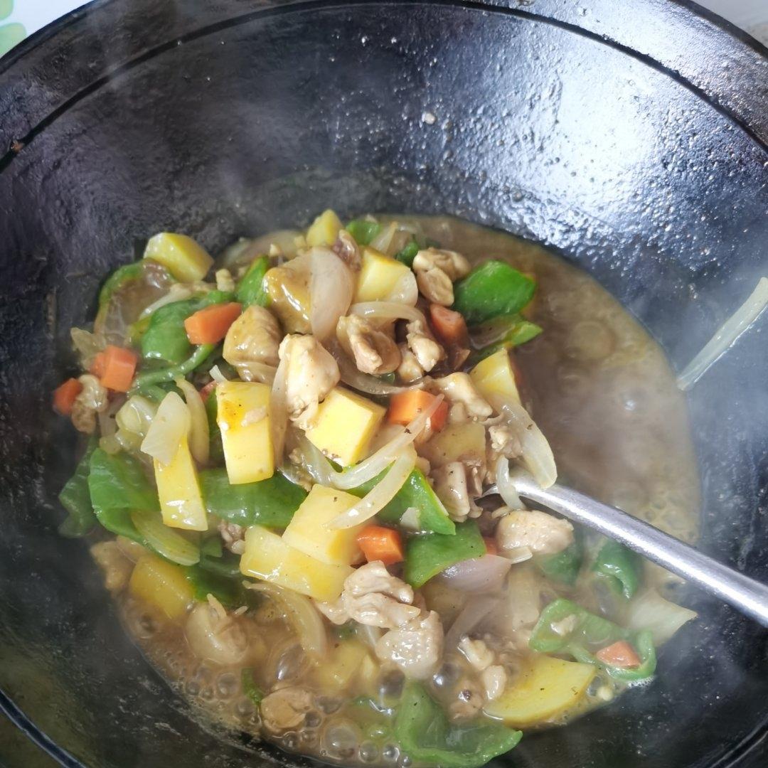 土豆咖喱鸡肉