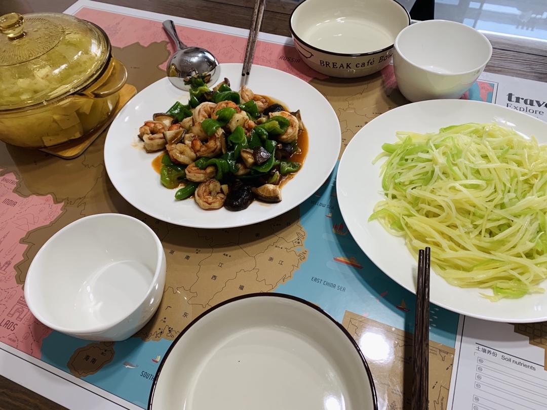 青椒土豆丝