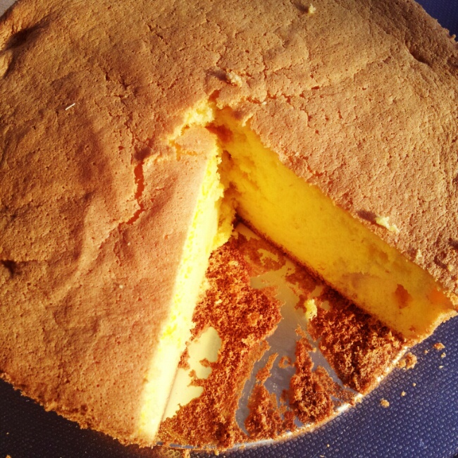 超简单完美戚风蛋糕（6寸2蛋）附打发、翻拌、脱模视频