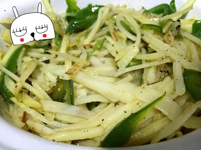 青椒土豆丝