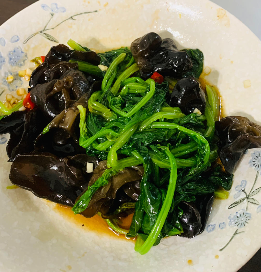 ✅第24道低卡减脂菜✨清脆爽口的凉拌菠菜木耳🌿