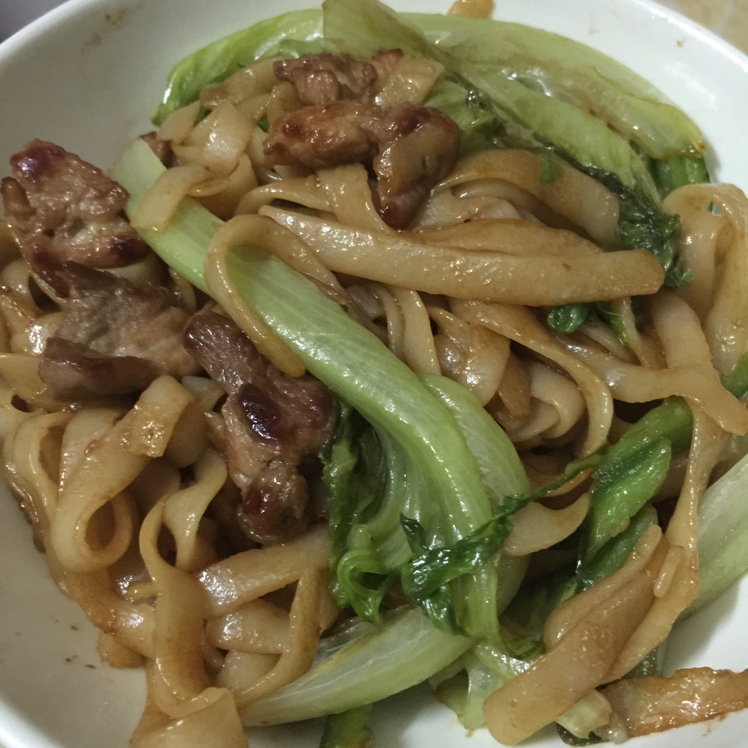 简易炒河粉