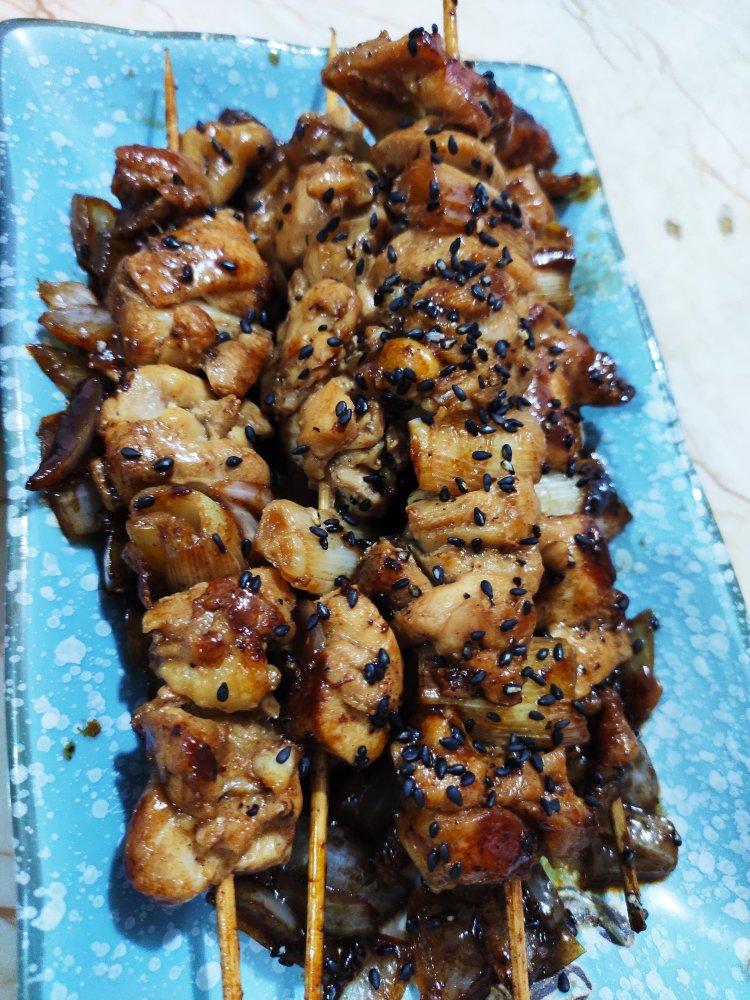 日剧里居酒屋必点菜，在家里做超级简单~和风鸡肉串