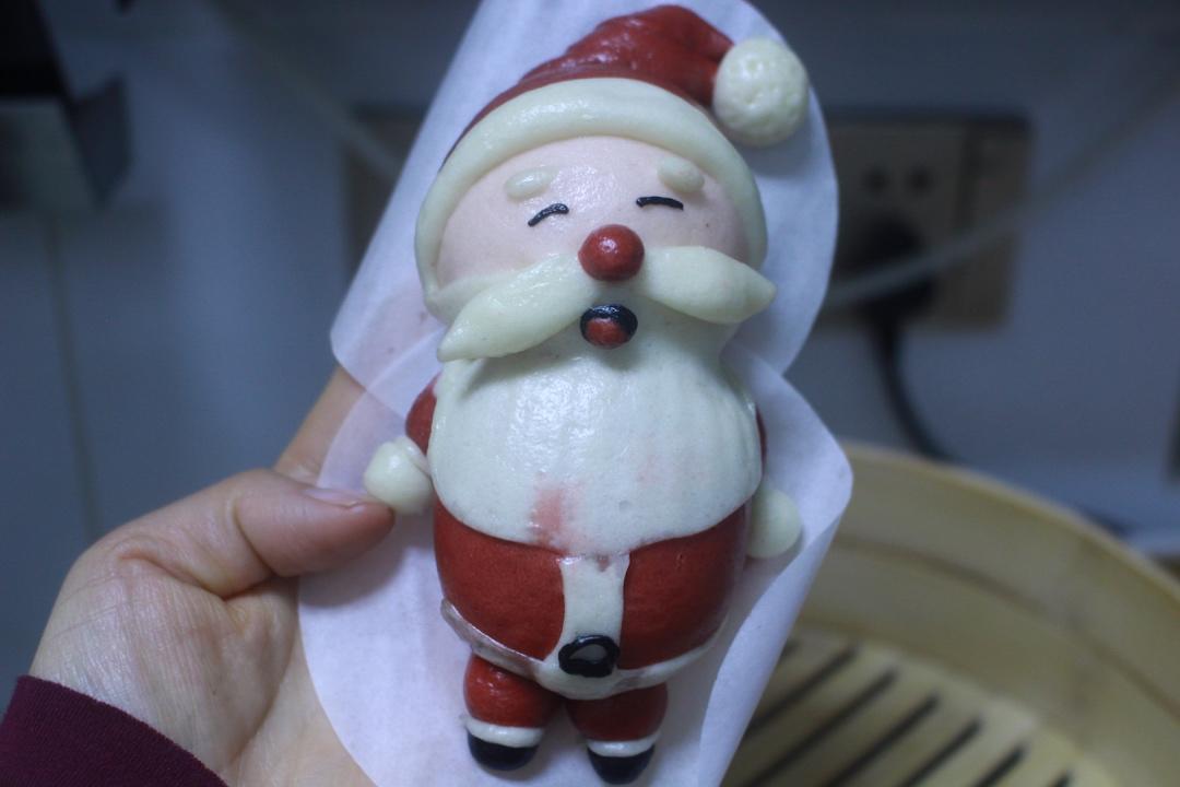 可爱造型馒头 圣诞系列2019 圣诞节老人&圣诞树