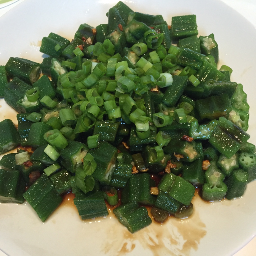 【白灼秋葵】清爽简单