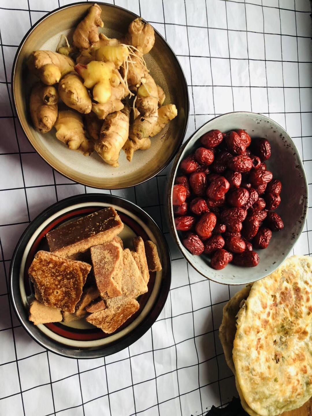 生姜红枣红糖姜茶