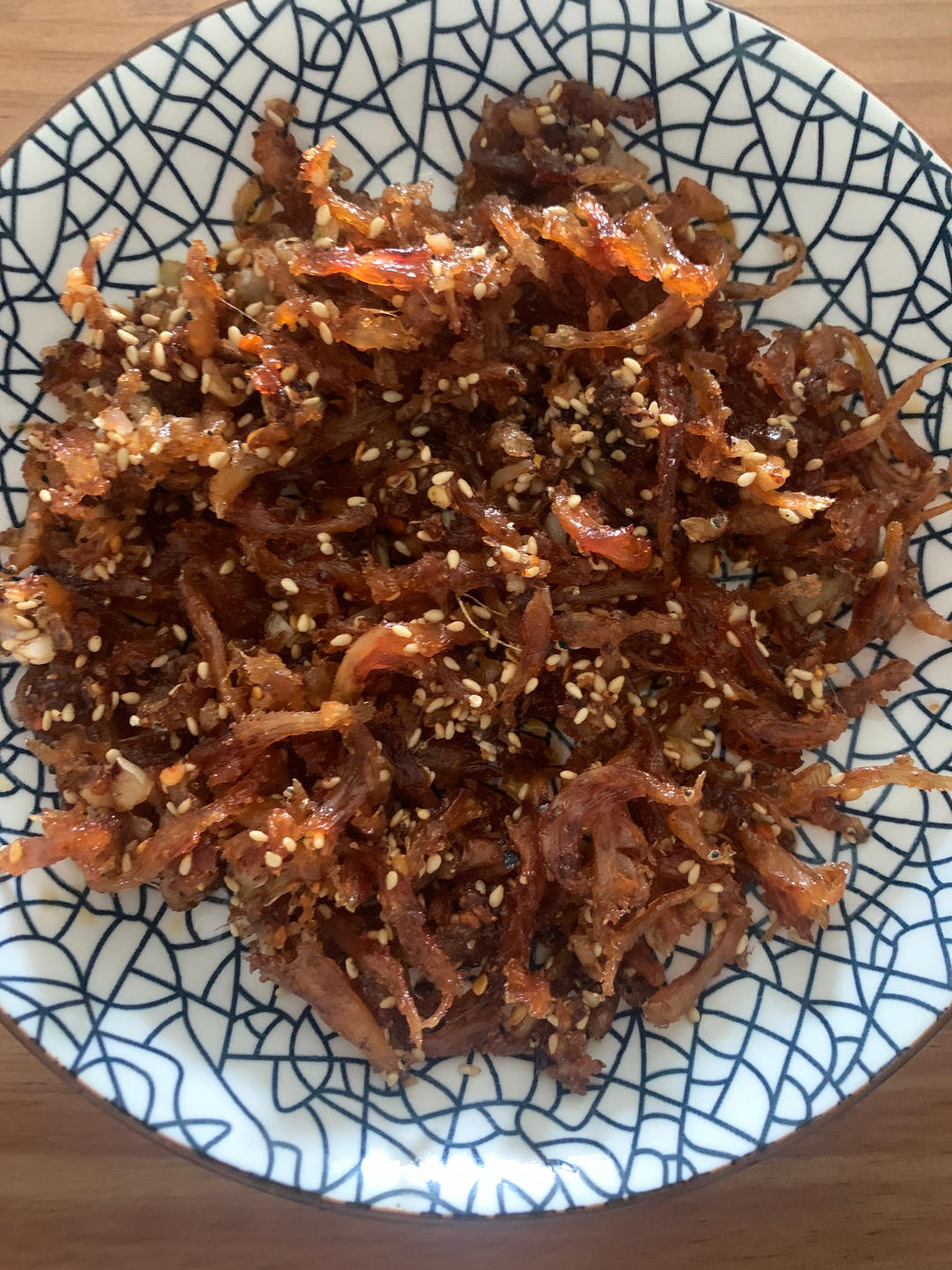 小卖部老板看到要追杀的芝麻蜜汁小鱼干零食（不辣版）