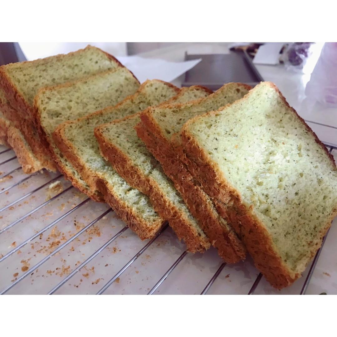 🍞超软糯艾草奶香吐司面包—下厨房独家原创