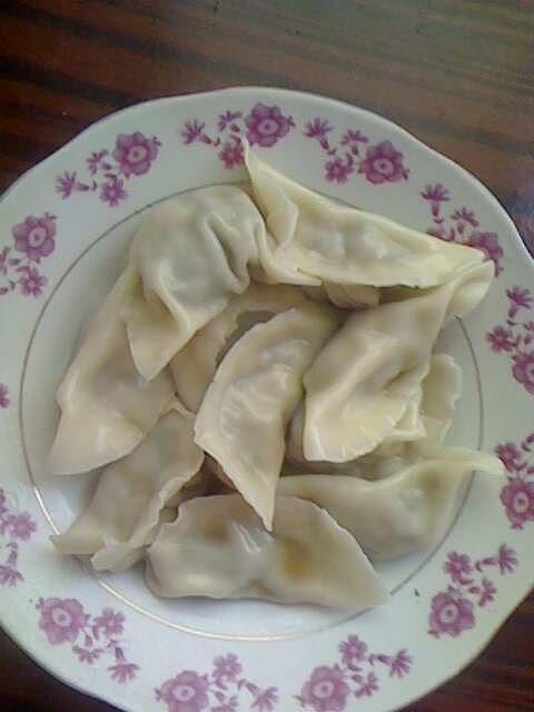 青菜猪肉水饺的做法 步骤3