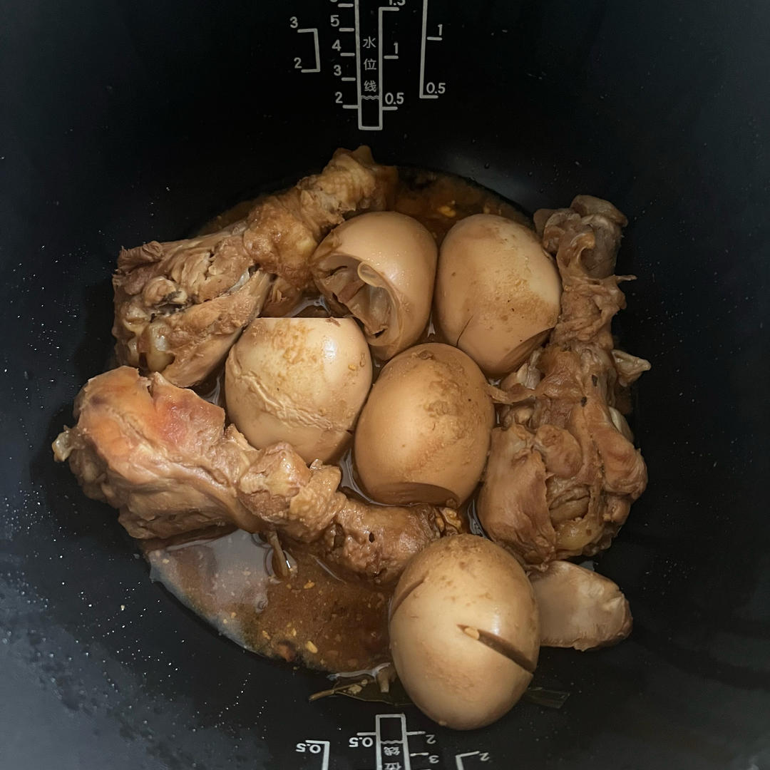 爆好吃的卤鸡腿 卤蛋❗电饭煲 炒锅都可以做~