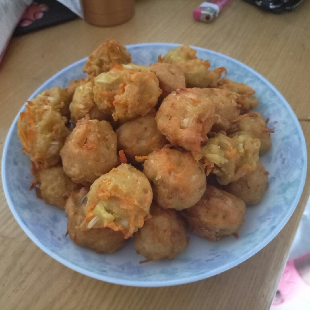胡萝卜豆渣小丸子