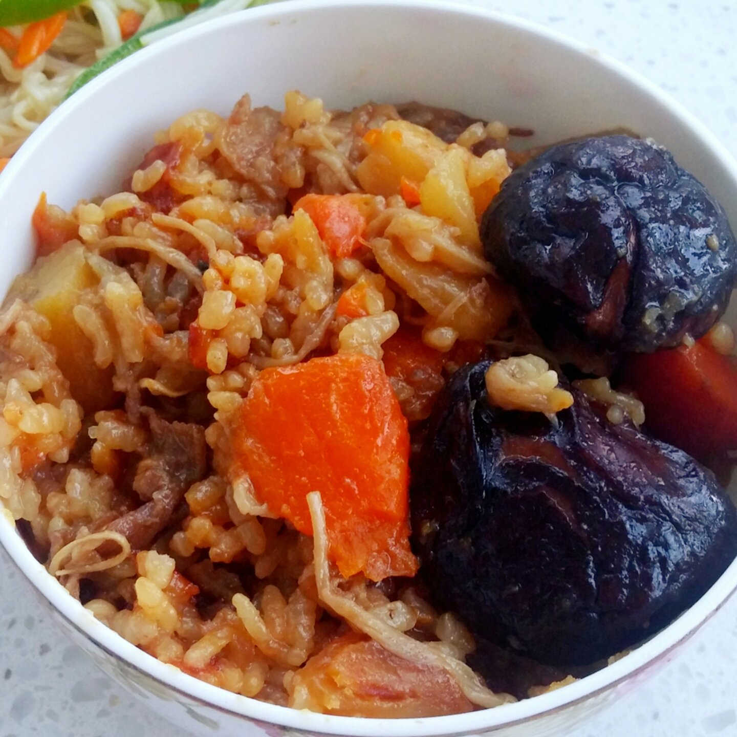 喷香羊肉焖饭