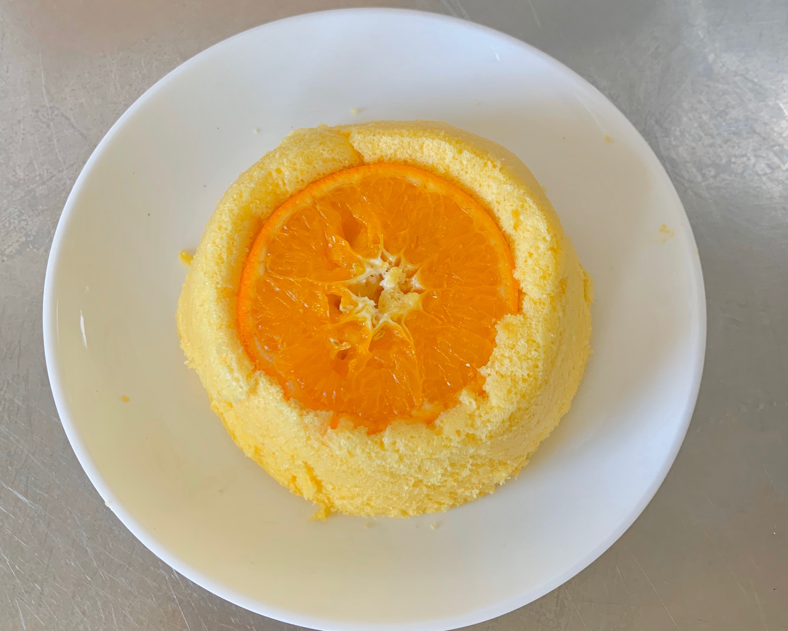 无白糖 幼儿🍊橙子蒸蛋糕