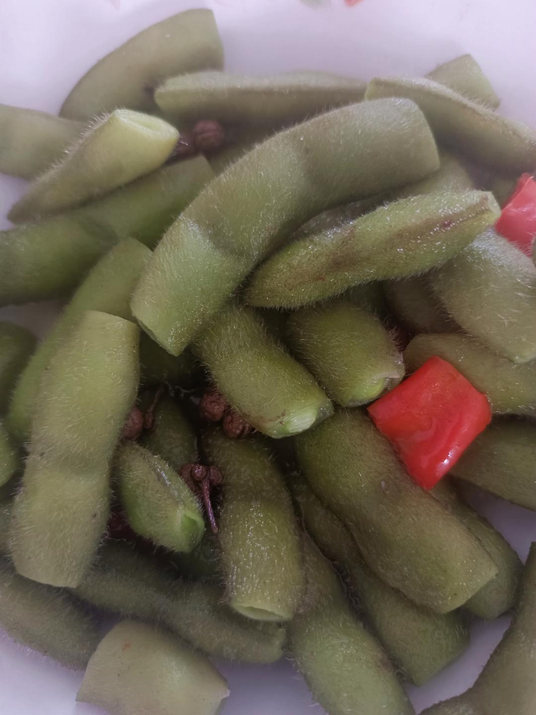 香辣煮毛豆.五香毛豆