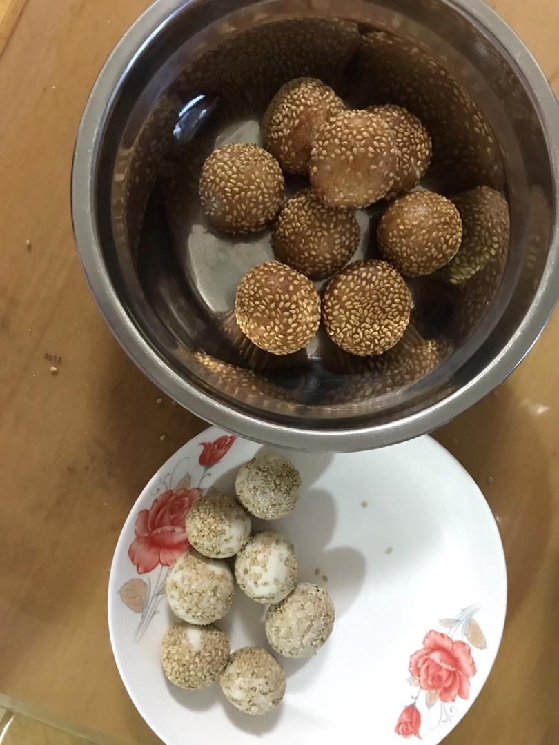自制空心麻圆