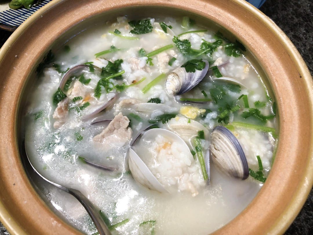 altyna做的丝瓜白贝粥