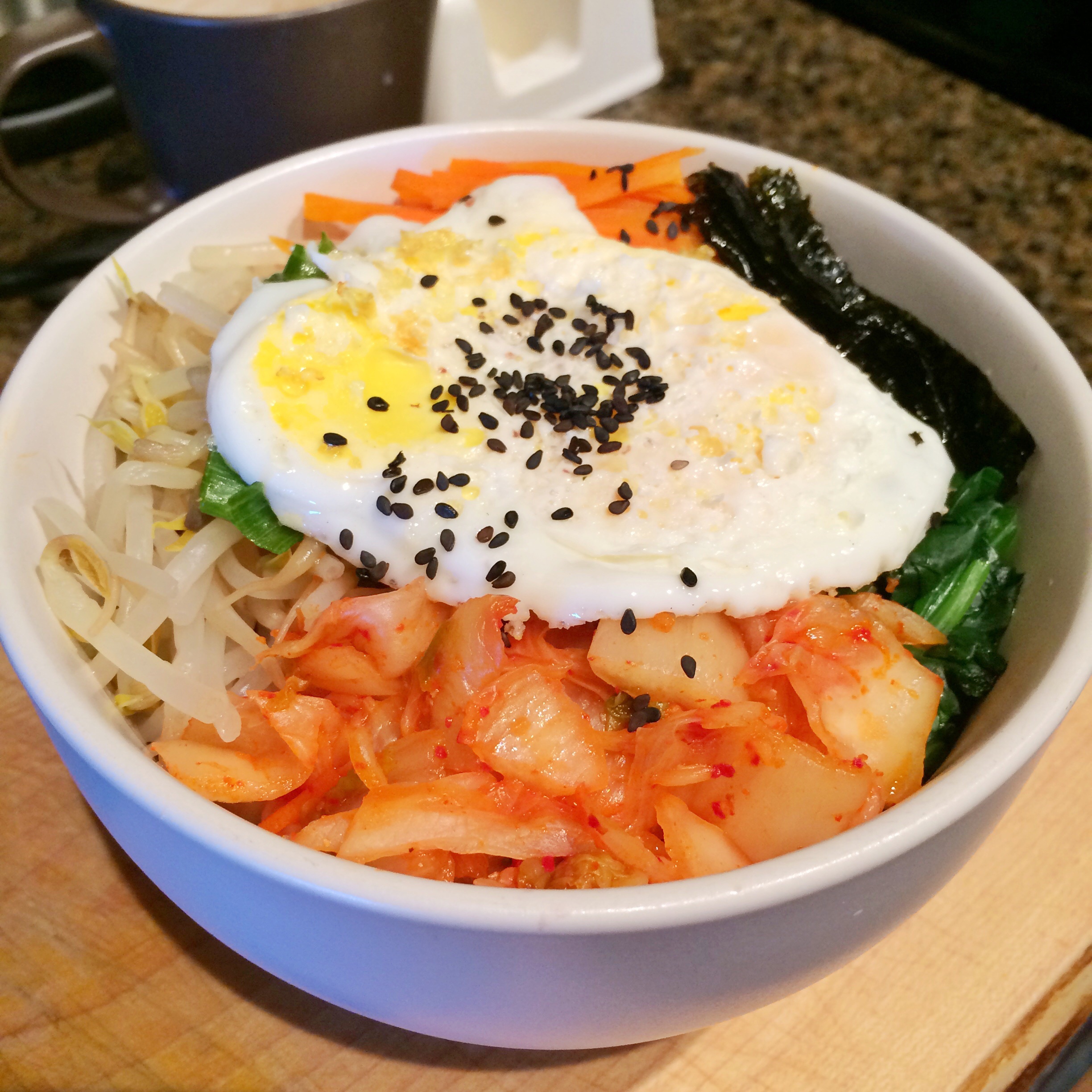 辣泡菜拌饭
