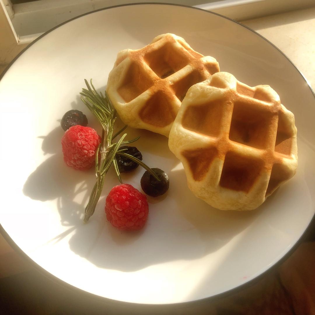 紫米华夫饼