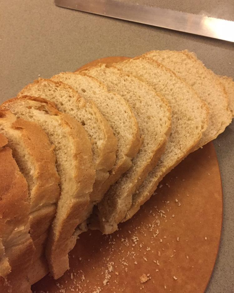 我爱面包机“豆渣吐司面包”