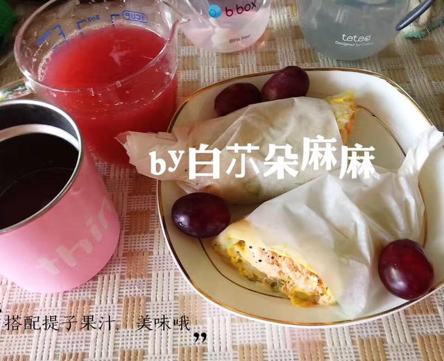 宝宝辅食：三文鱼卷饼的做法