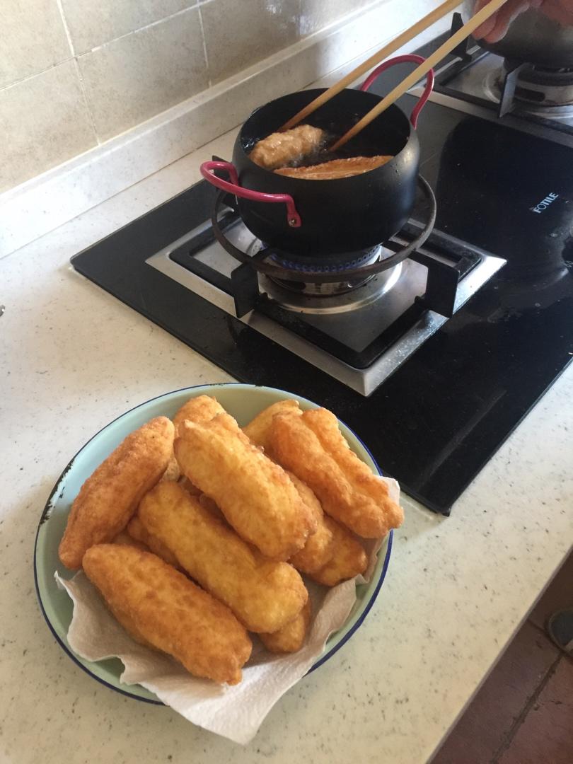 快手早餐～自制油条（酵母版，不含泡打粉、膨松剂）