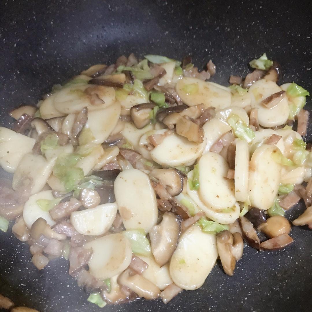 炒白粿