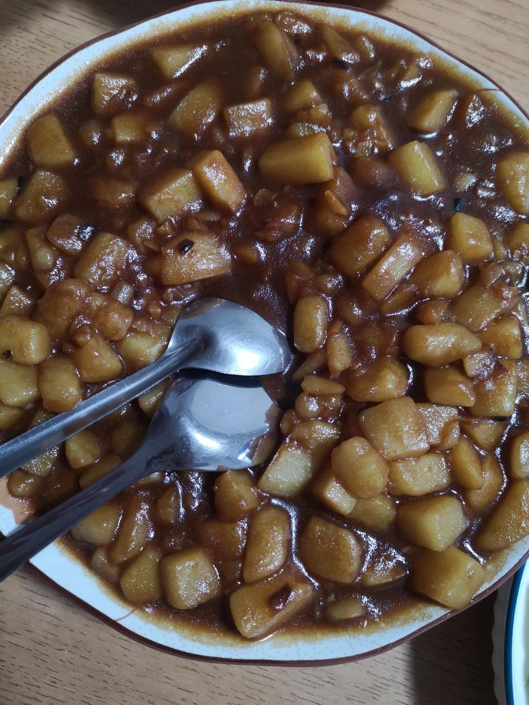 🔥巨下饭，软糯入味！比肉还好吃的红烧土豆