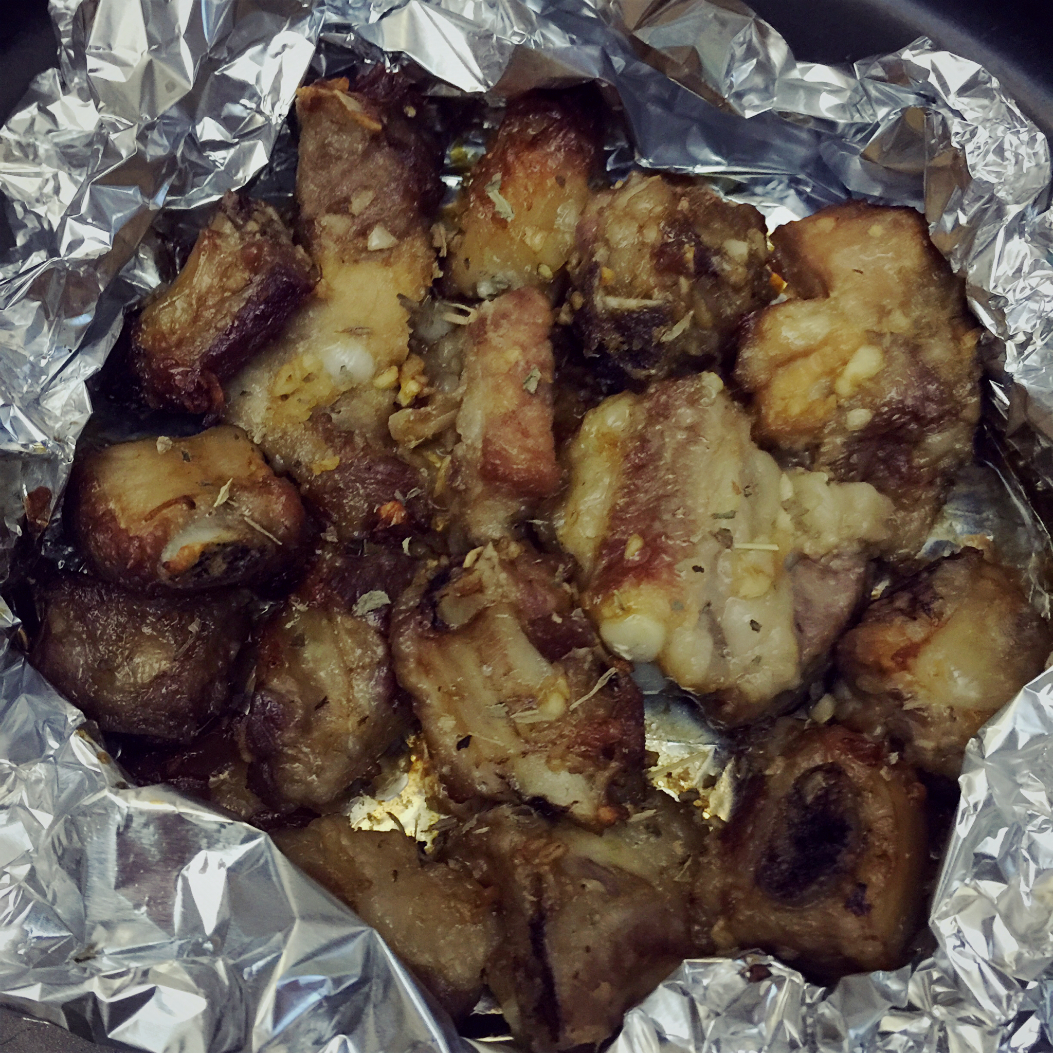 蒜香烤排骨