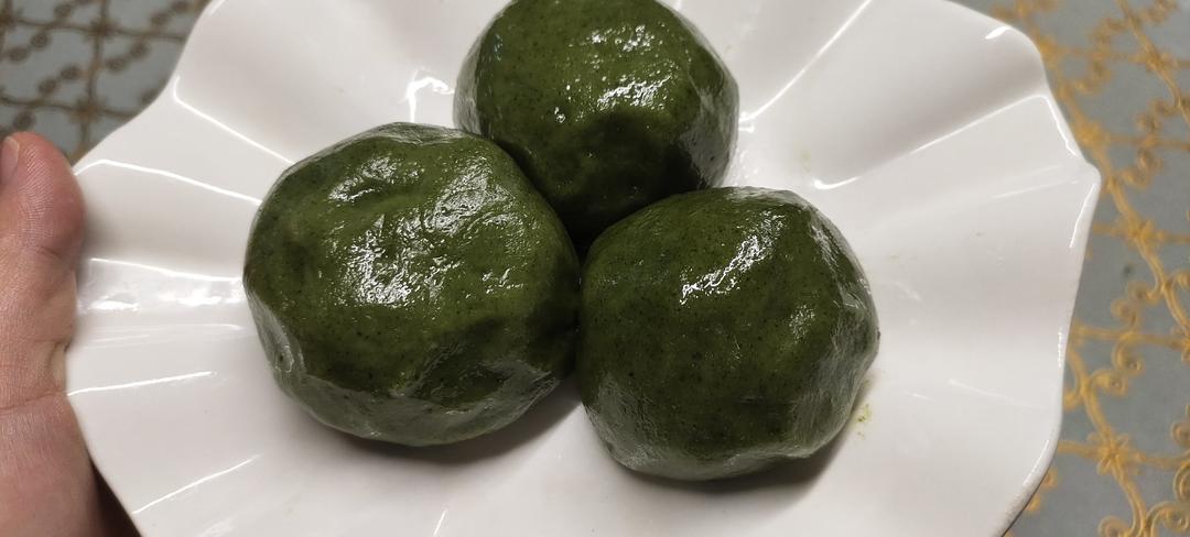 咸蛋黄肉松艾糍（青团）