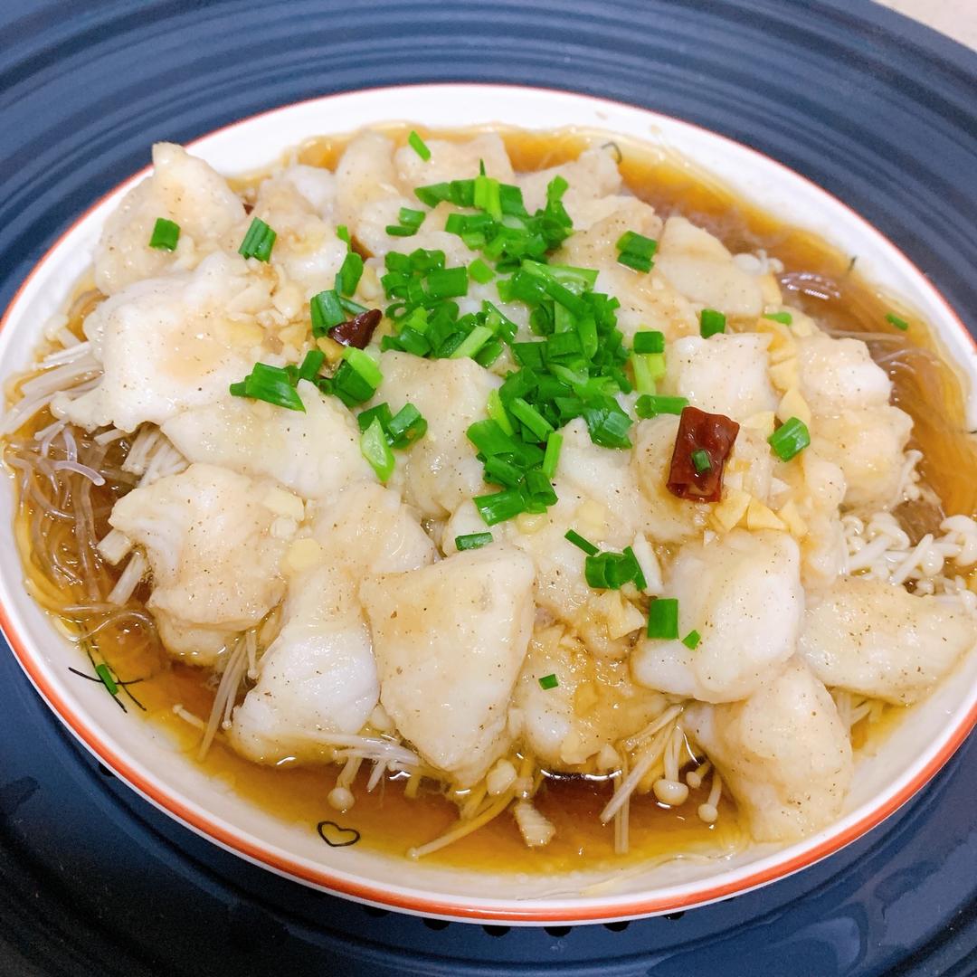 🔥吃不胖❗️蒜蓉粉丝龙利鱼❗️