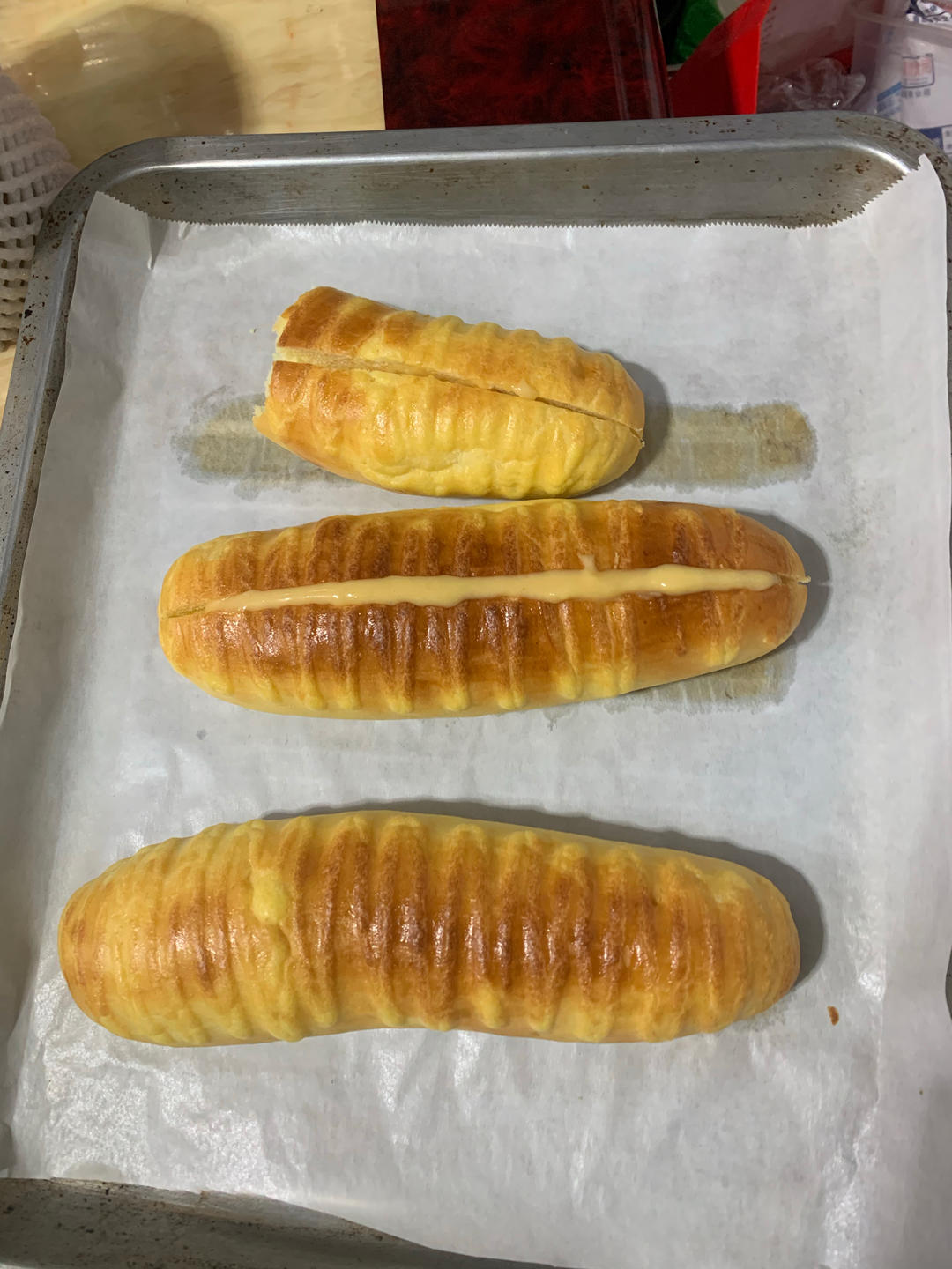 毛毛虫面包｜经典还原小时候最爱的奶油面包
