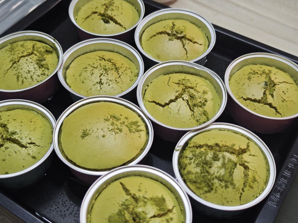 抹茶古早蛋糕杯（5颗鸡蛋）
