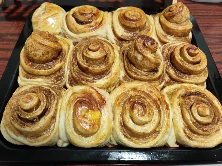 最正宗的美式肉桂卷（不用出膜）