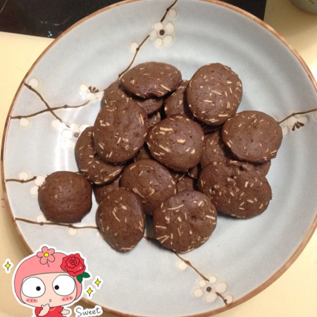 巧克力杏仁饼干