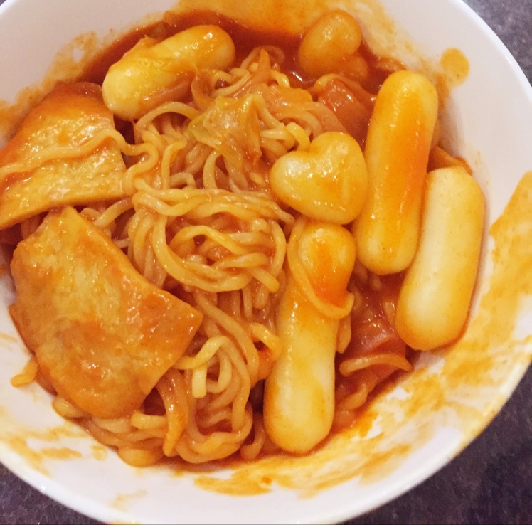 正宗韩国泡菜年糕方便面