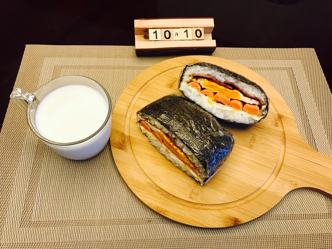 高颜值海苔饭团