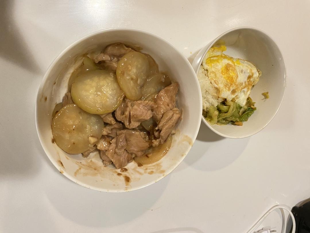 瘦肉焖节瓜（毛瓜）