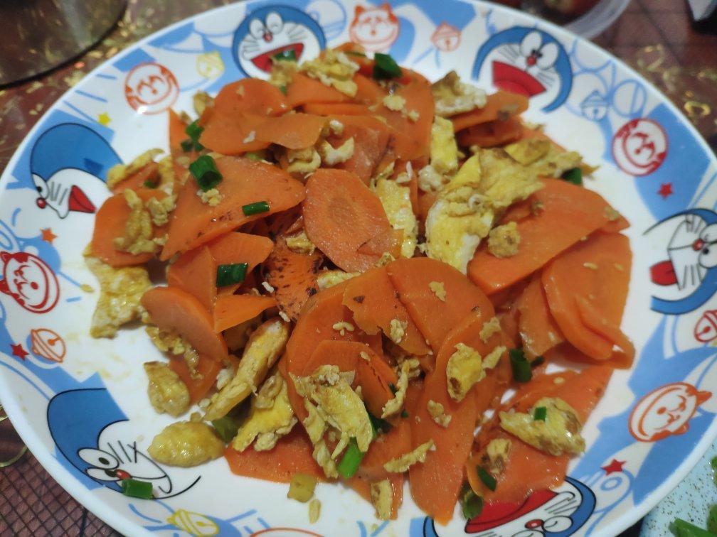 胡萝卜炒鸡蛋