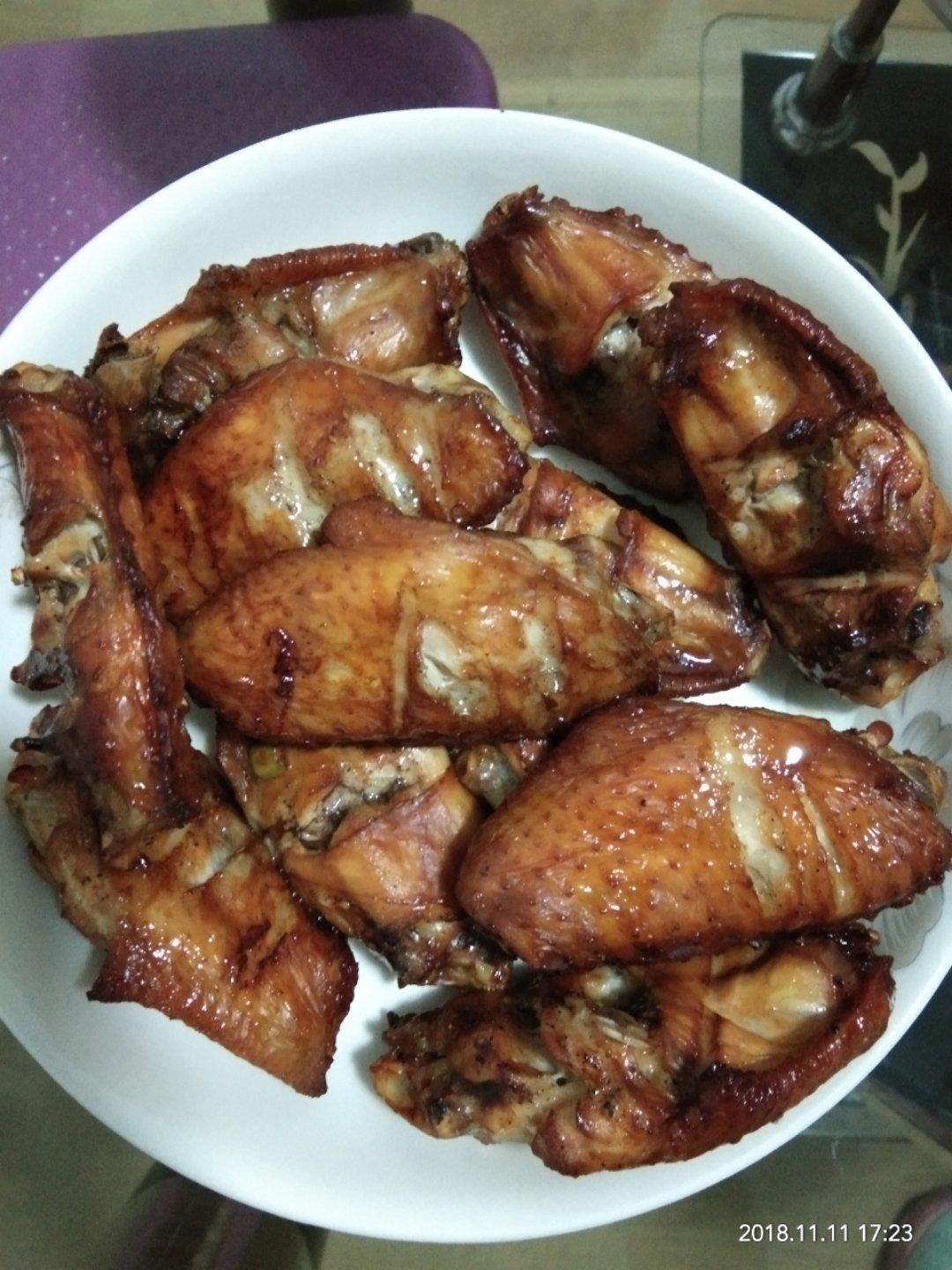 烤鸡翅（自制腌料）