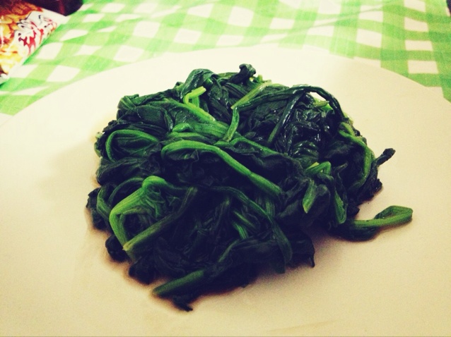 凉拌菠菜